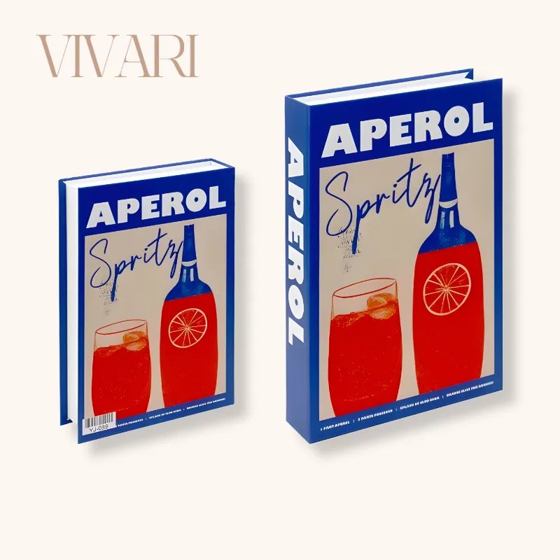 Dekoratives Modebuch | Aperol Spritz - Blau / Ja - Vivari Livings