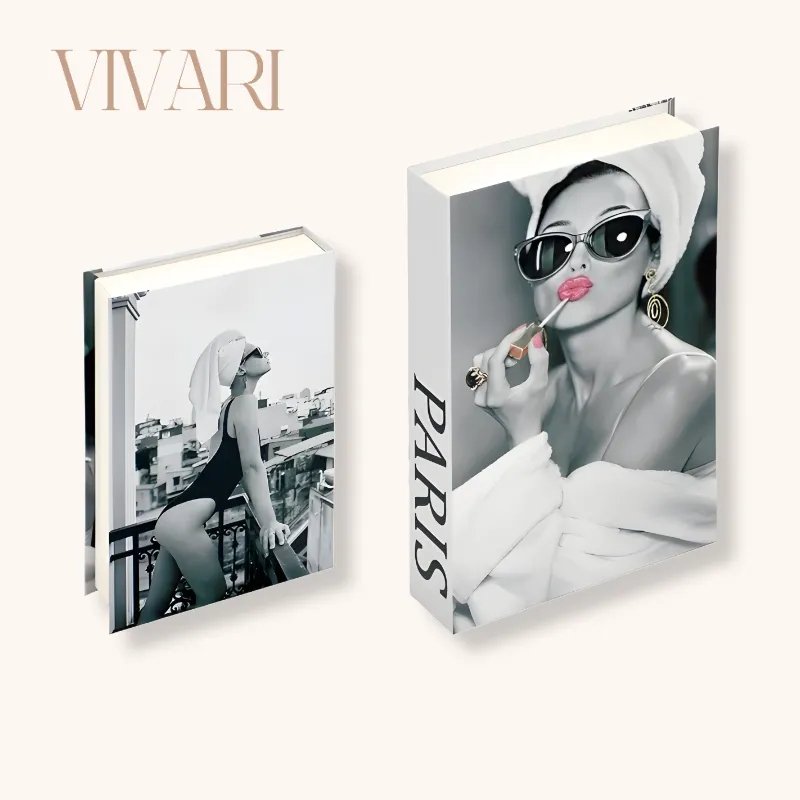 Dekoratives Modebuch | Paris II - Grau / Ja - Vivari Livings