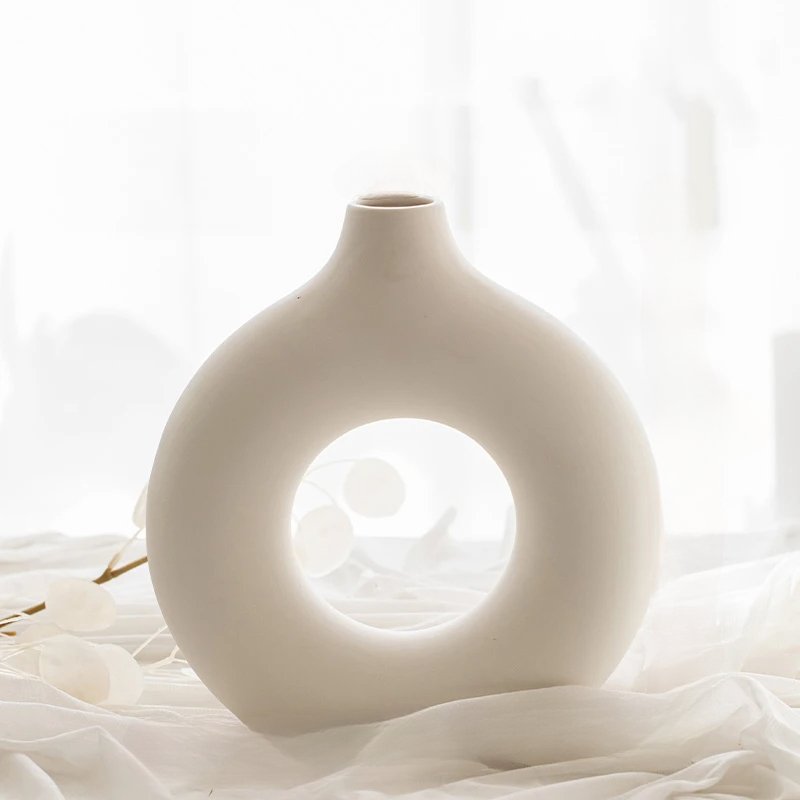 Nordische Kreisförmige Vase | L - Vivari Livings