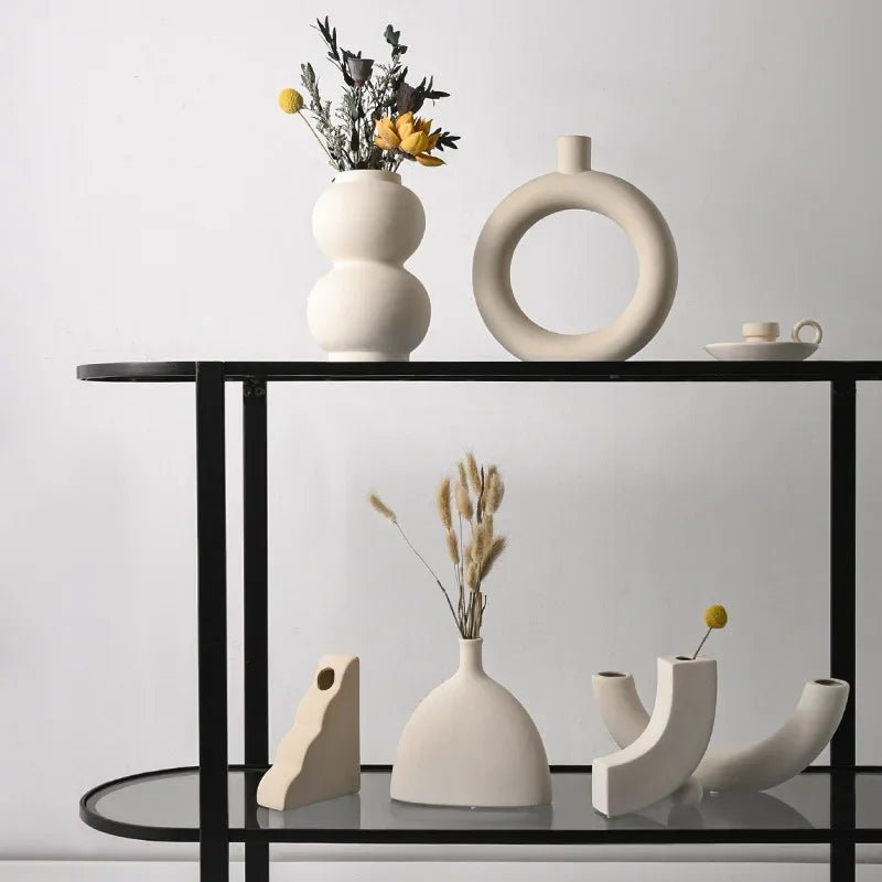 Nordische Geometrische Vase | IX - Vivari Livings