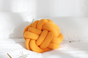 REGINA DIY Bird's Nest Shape Throw Pillow Chunky Yarn Hand Knot Sofa Chair Cushion Nap Hand Rest Solid Car Seat/Back Cushion - Vivari Livings